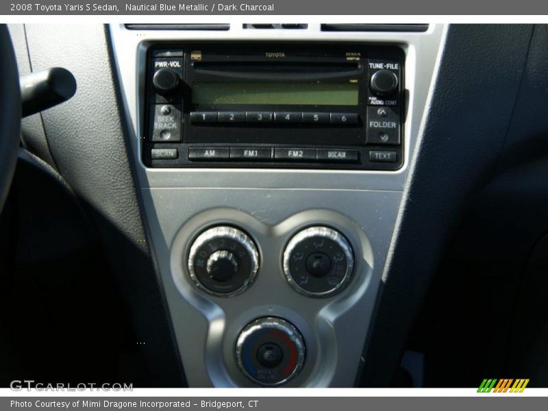 Nautical Blue Metallic / Dark Charcoal 2008 Toyota Yaris S Sedan