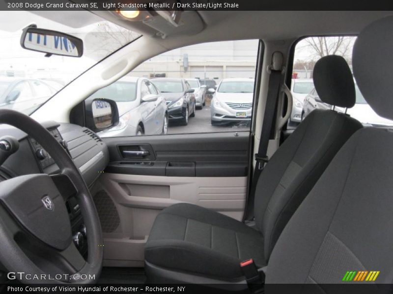 Light Sandstone Metallic / Dark Slate/Light Shale 2008 Dodge Grand Caravan SE