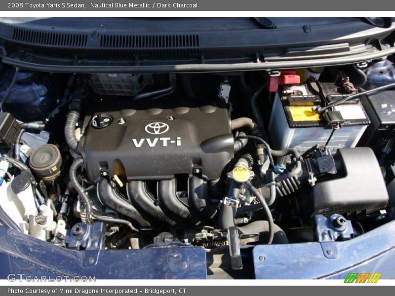 Nautical Blue Metallic / Dark Charcoal 2008 Toyota Yaris S Sedan