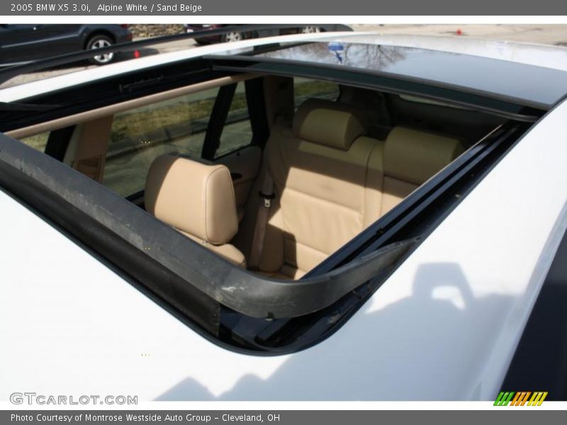 Alpine White / Sand Beige 2005 BMW X5 3.0i
