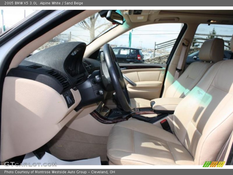 Alpine White / Sand Beige 2005 BMW X5 3.0i