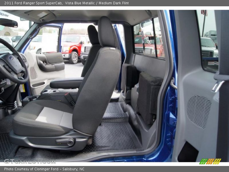  2011 Ranger Sport SuperCab Medium Dark Flint Interior
