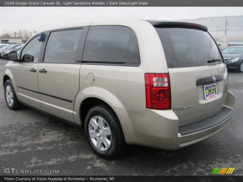 Light Sandstone Metallic / Dark Slate/Light Shale 2008 Dodge Grand Caravan SE