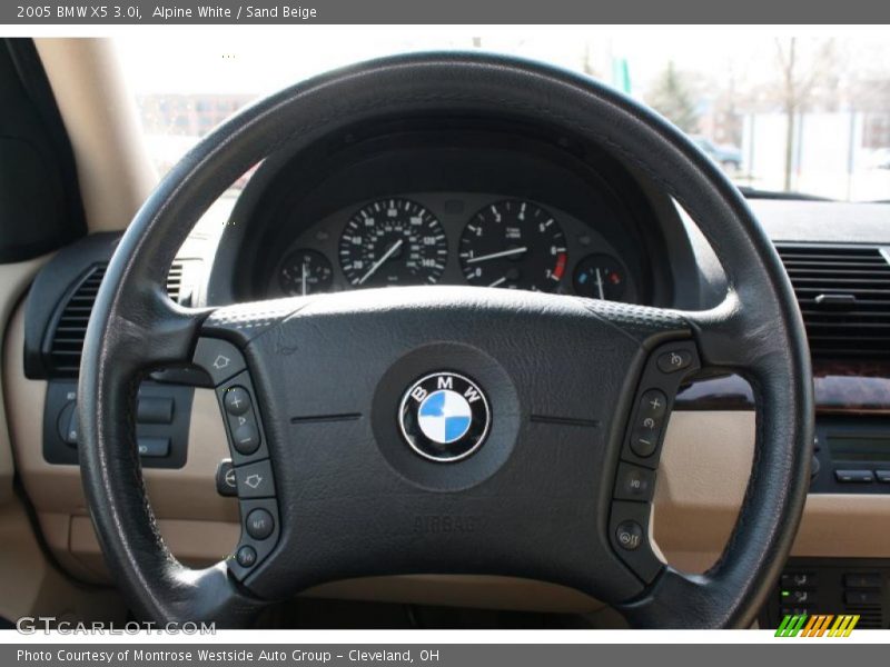 Alpine White / Sand Beige 2005 BMW X5 3.0i
