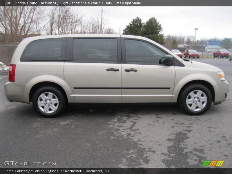 Light Sandstone Metallic / Dark Slate/Light Shale 2008 Dodge Grand Caravan SE