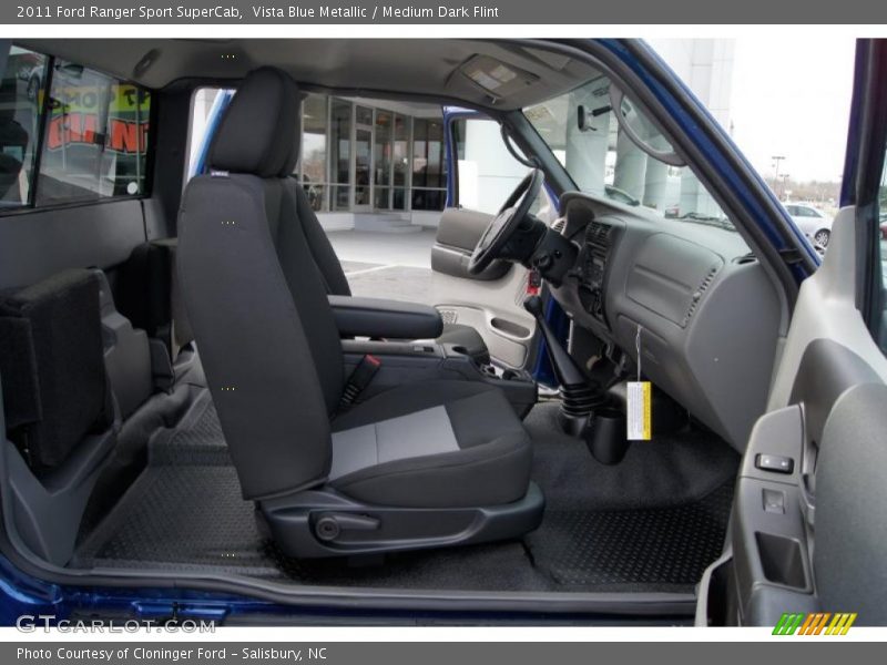  2011 Ranger Sport SuperCab Medium Dark Flint Interior