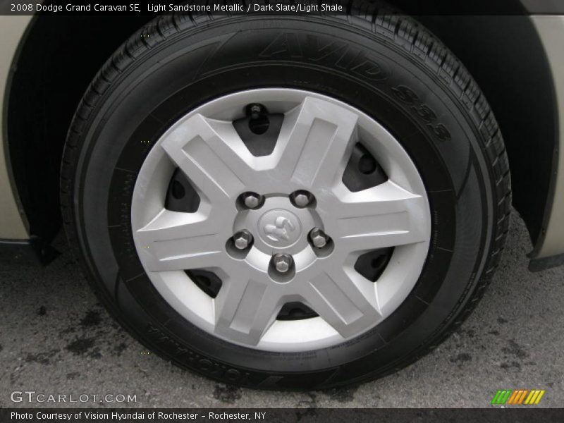 Light Sandstone Metallic / Dark Slate/Light Shale 2008 Dodge Grand Caravan SE