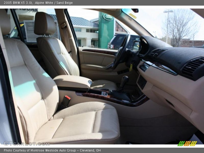 Alpine White / Sand Beige 2005 BMW X5 3.0i