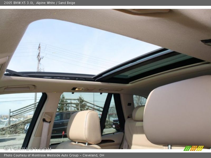 Alpine White / Sand Beige 2005 BMW X5 3.0i