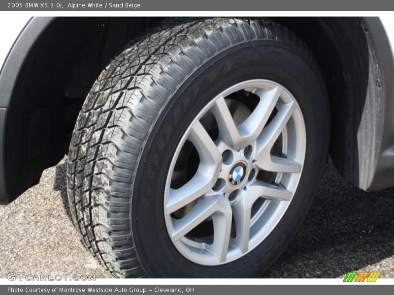 Alpine White / Sand Beige 2005 BMW X5 3.0i