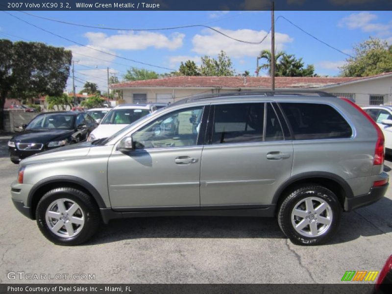 Willow Green Metallic / Taupe 2007 Volvo XC90 3.2