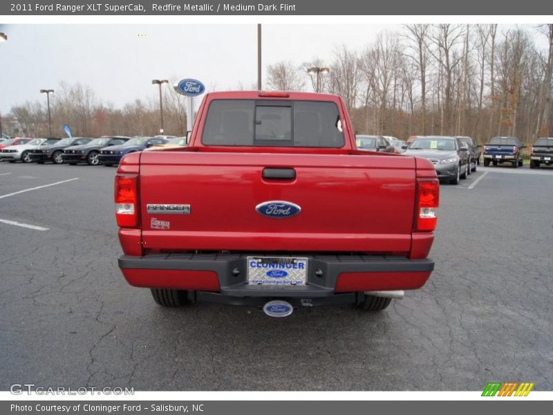 Redfire Metallic / Medium Dark Flint 2011 Ford Ranger XLT SuperCab