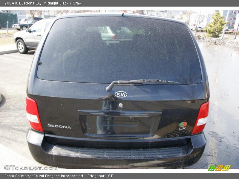 Midnight Black / Gray 2004 Kia Sedona EX