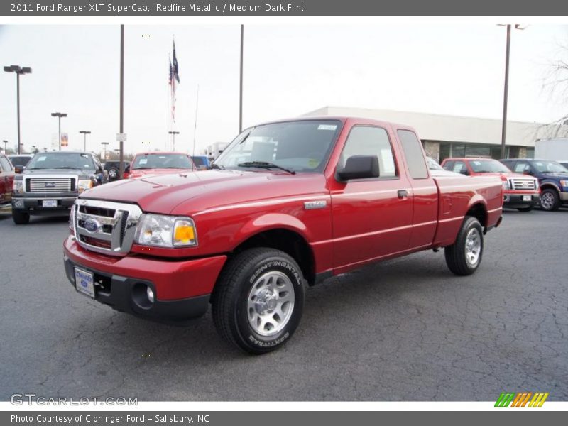 Front 3/4 View of 2011 Ranger XLT SuperCab