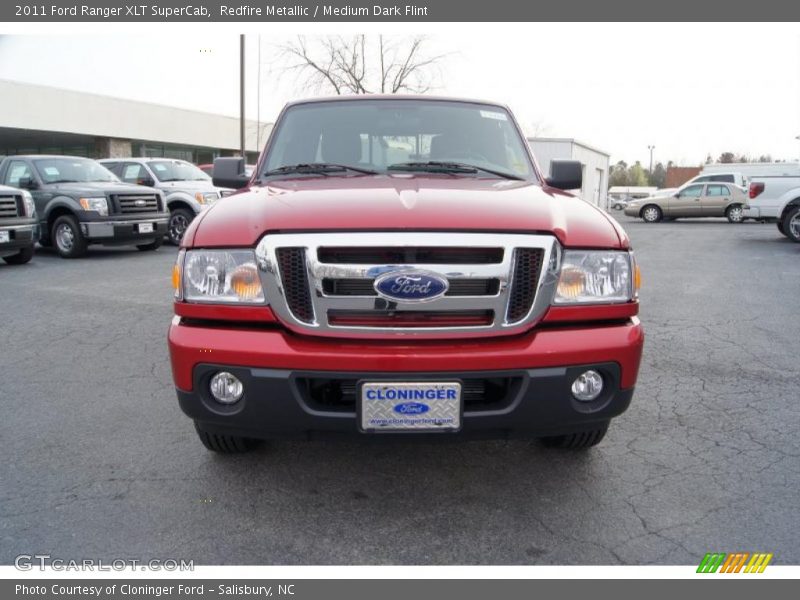 Redfire Metallic / Medium Dark Flint 2011 Ford Ranger XLT SuperCab