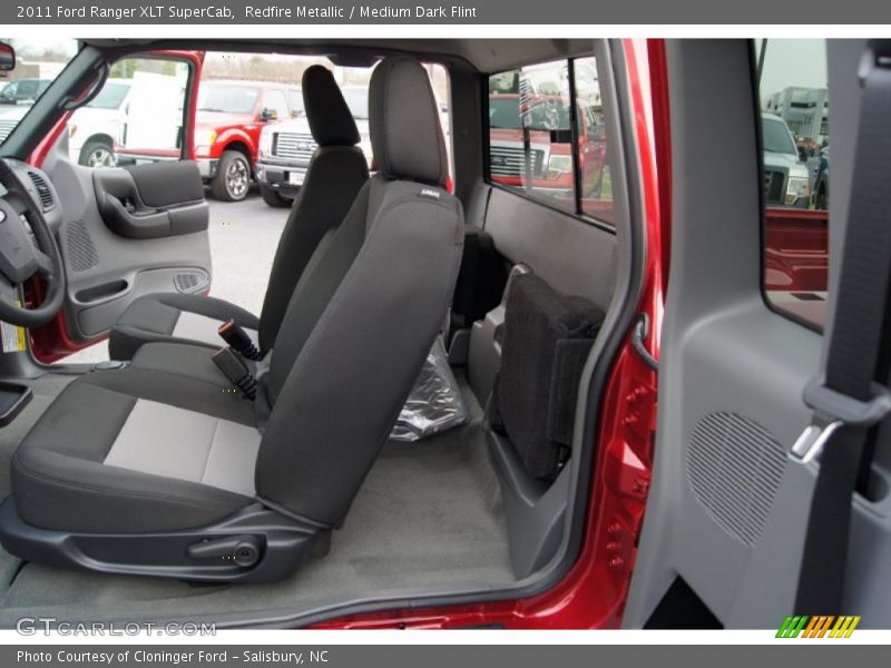  2011 Ranger XLT SuperCab Medium Dark Flint Interior