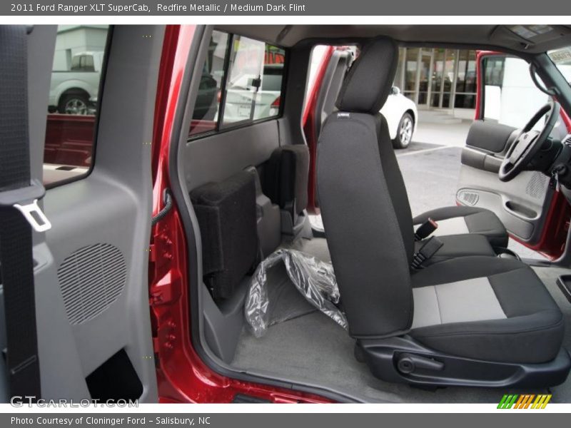  2011 Ranger XLT SuperCab Medium Dark Flint Interior