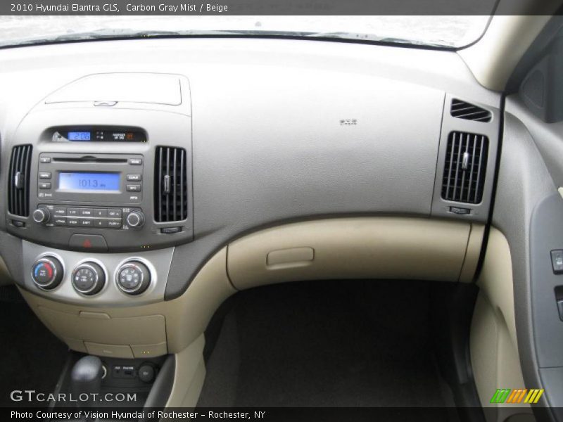 Carbon Gray Mist / Beige 2010 Hyundai Elantra GLS