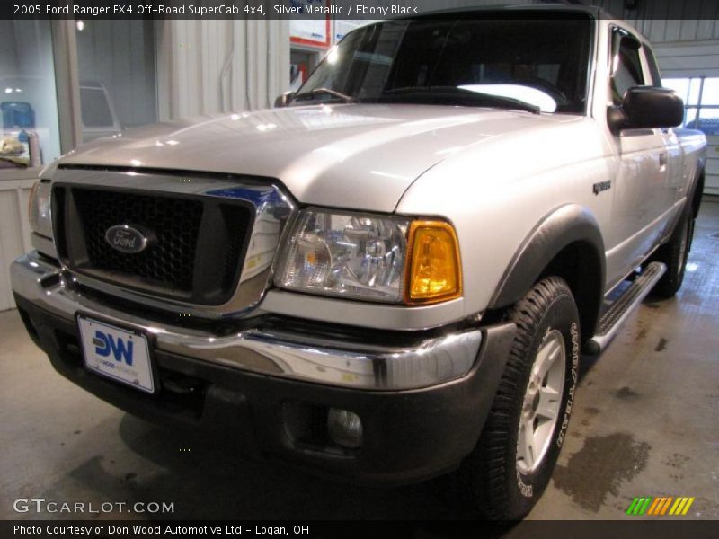 Silver Metallic / Ebony Black 2005 Ford Ranger FX4 Off-Road SuperCab 4x4