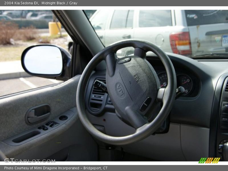 Midnight Black / Gray 2004 Kia Sedona EX