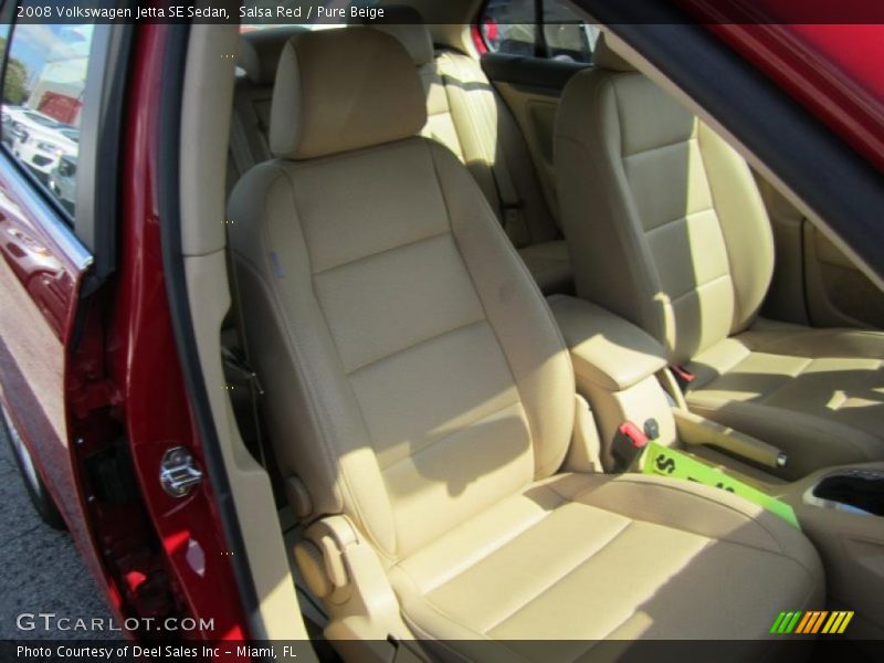 Salsa Red / Pure Beige 2008 Volkswagen Jetta SE Sedan