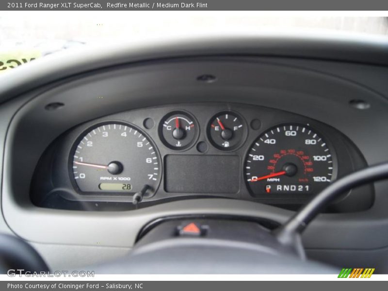  2011 Ranger XLT SuperCab XLT SuperCab Gauges