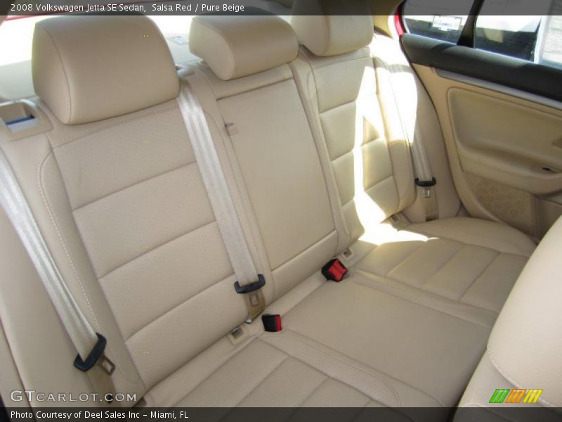 Salsa Red / Pure Beige 2008 Volkswagen Jetta SE Sedan