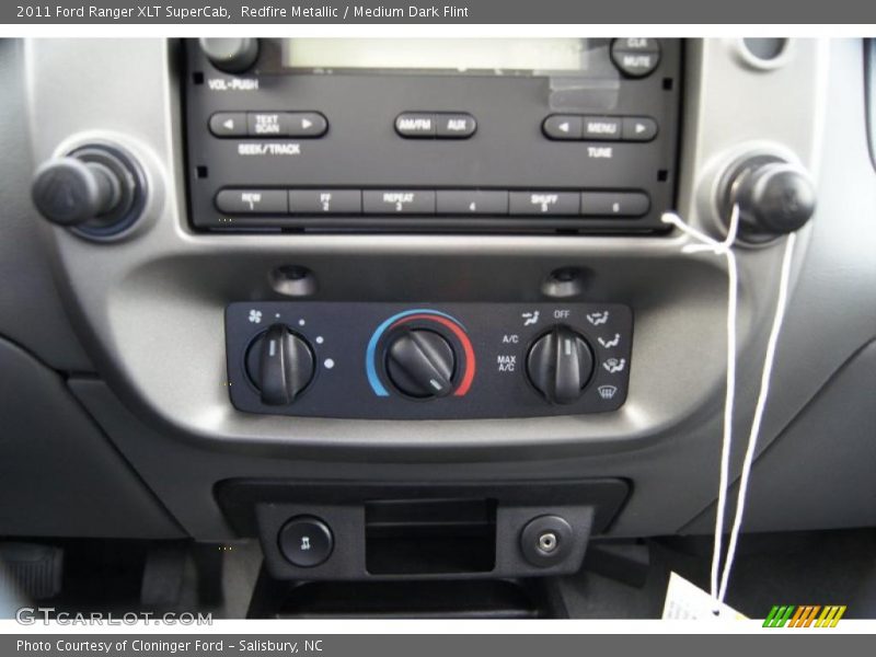 Controls of 2011 Ranger XLT SuperCab