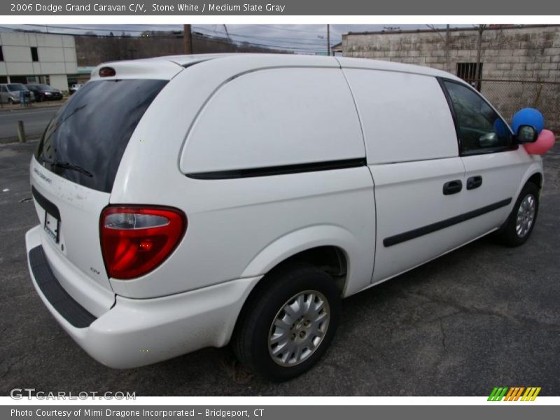 Stone White / Medium Slate Gray 2006 Dodge Grand Caravan C/V