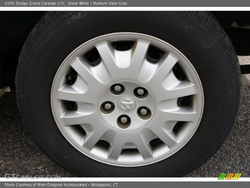 Stone White / Medium Slate Gray 2006 Dodge Grand Caravan C/V