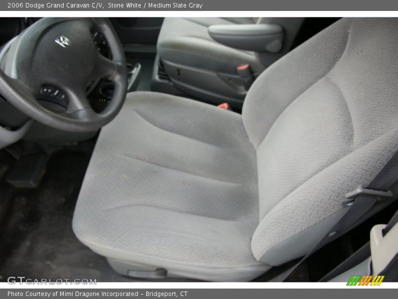 Stone White / Medium Slate Gray 2006 Dodge Grand Caravan C/V