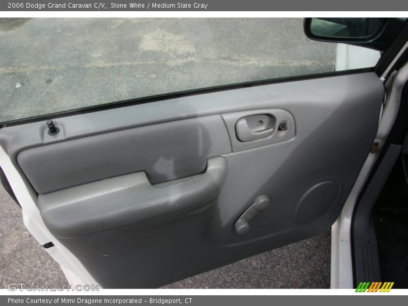 Stone White / Medium Slate Gray 2006 Dodge Grand Caravan C/V