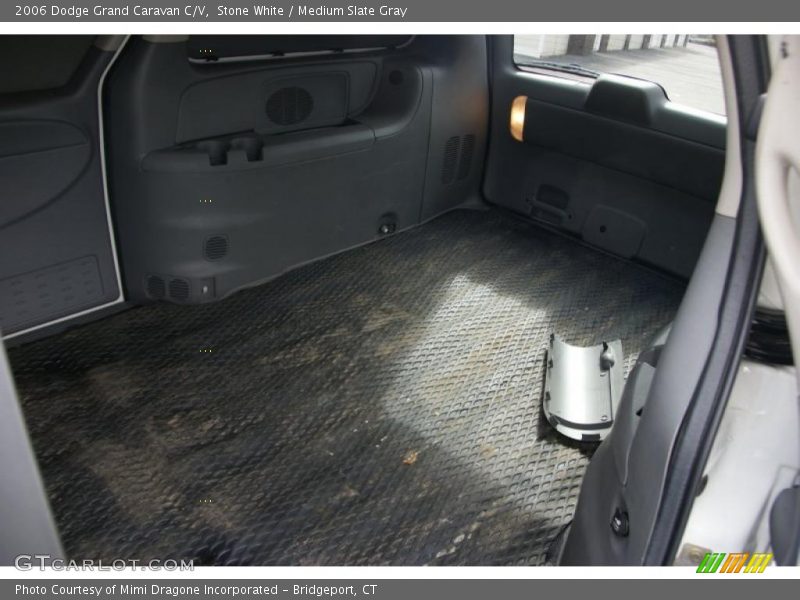 Stone White / Medium Slate Gray 2006 Dodge Grand Caravan C/V