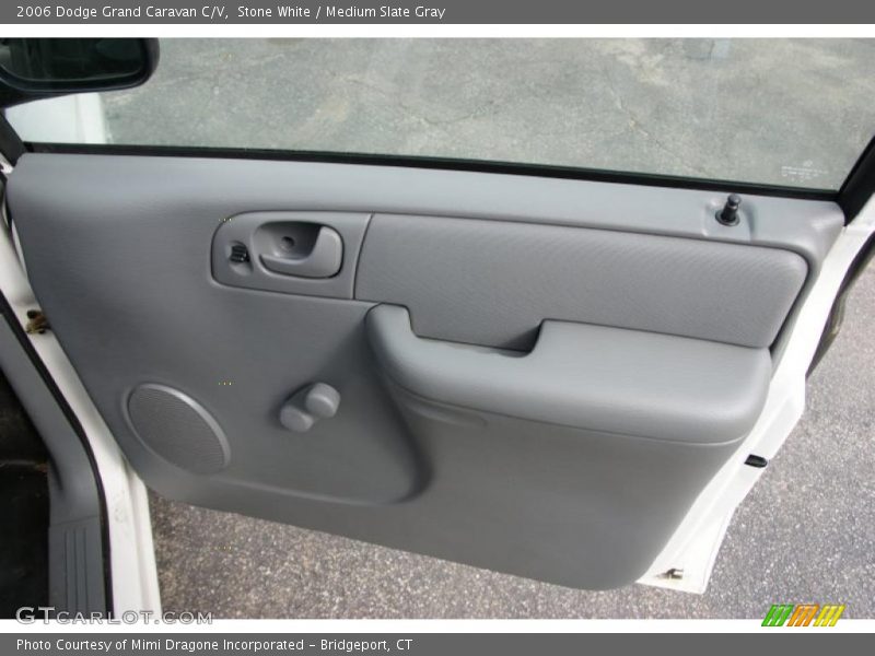 Stone White / Medium Slate Gray 2006 Dodge Grand Caravan C/V