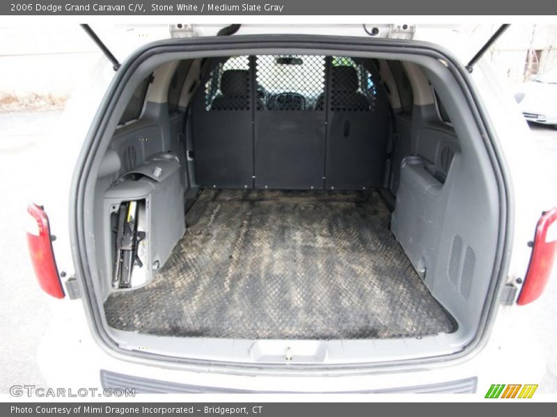 Stone White / Medium Slate Gray 2006 Dodge Grand Caravan C/V