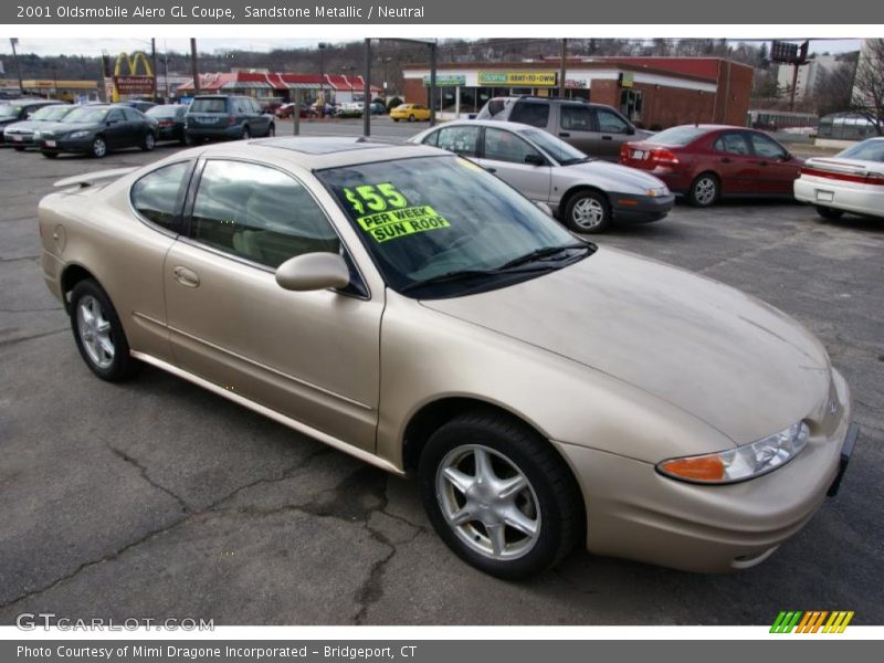 Sandstone Metallic / Neutral 2001 Oldsmobile Alero GL Coupe
