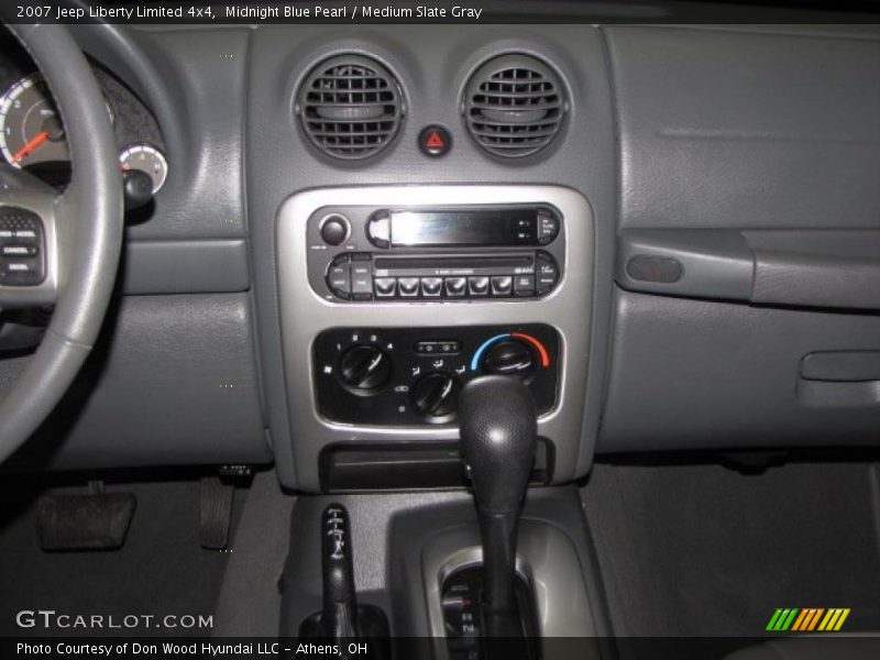Midnight Blue Pearl / Medium Slate Gray 2007 Jeep Liberty Limited 4x4