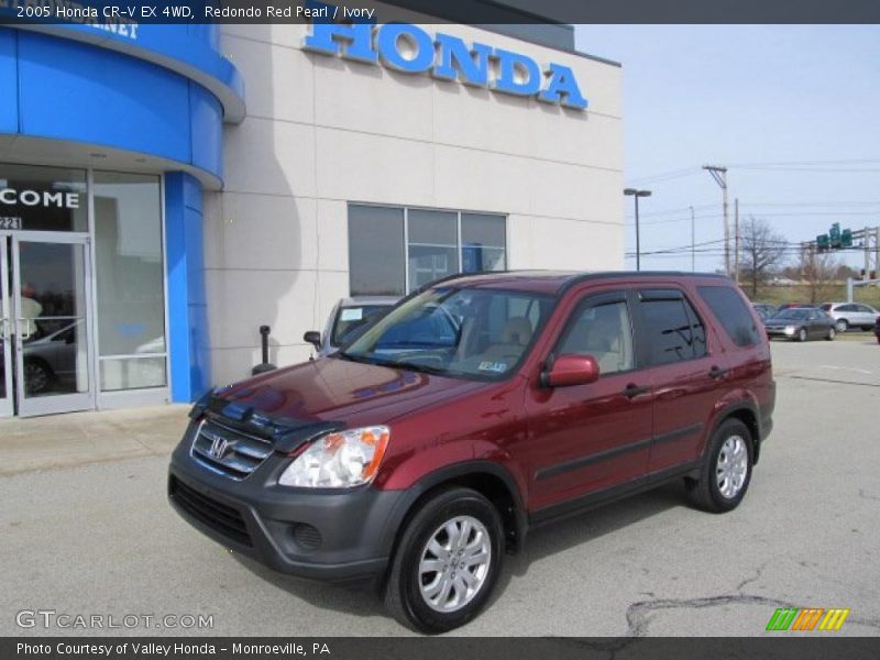 Redondo Red Pearl / Ivory 2005 Honda CR-V EX 4WD