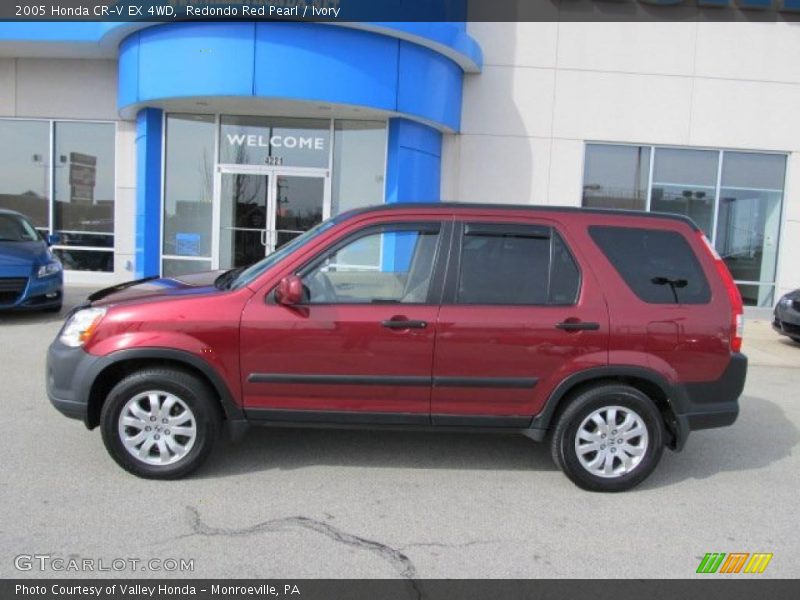 Redondo Red Pearl / Ivory 2005 Honda CR-V EX 4WD