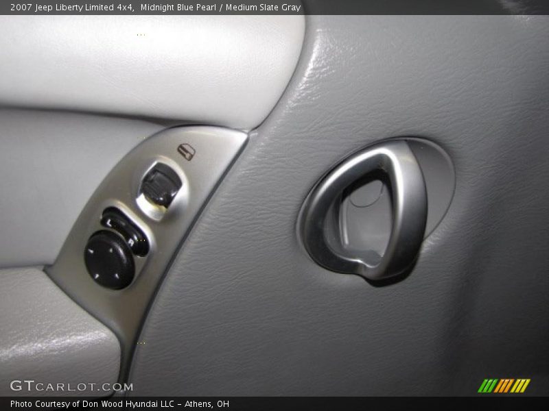 Midnight Blue Pearl / Medium Slate Gray 2007 Jeep Liberty Limited 4x4
