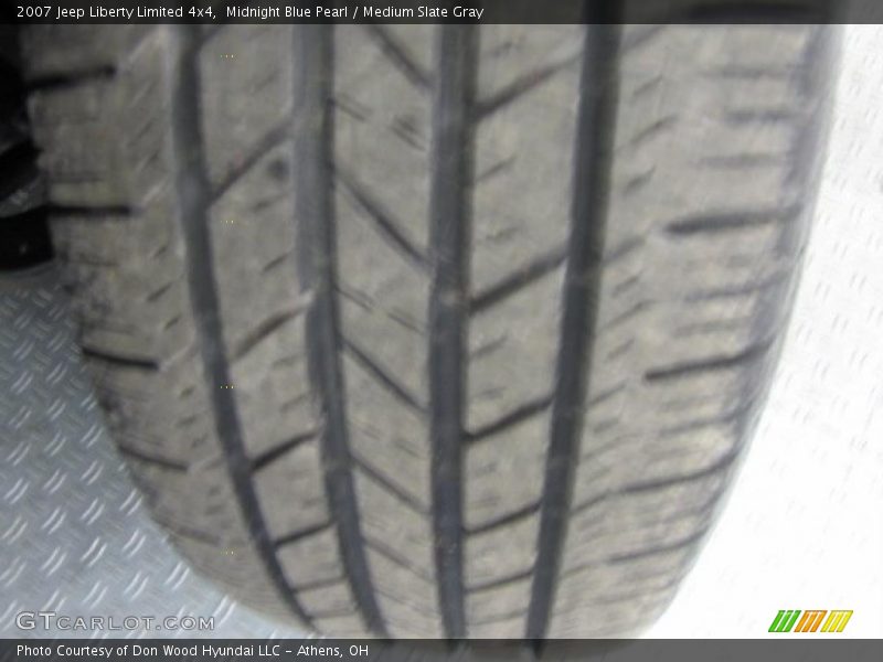 Midnight Blue Pearl / Medium Slate Gray 2007 Jeep Liberty Limited 4x4