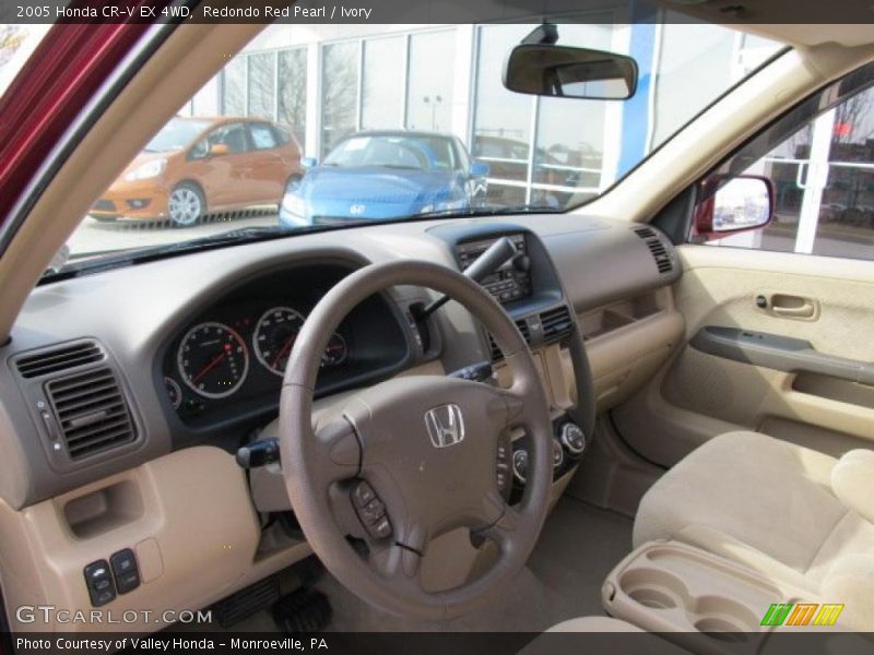 Redondo Red Pearl / Ivory 2005 Honda CR-V EX 4WD