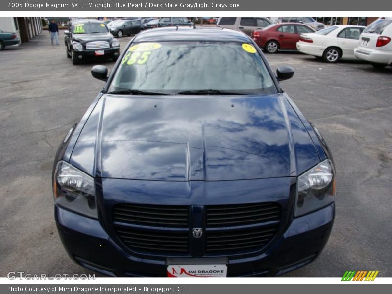 Midnight Blue Pearl / Dark Slate Gray/Light Graystone 2005 Dodge Magnum SXT