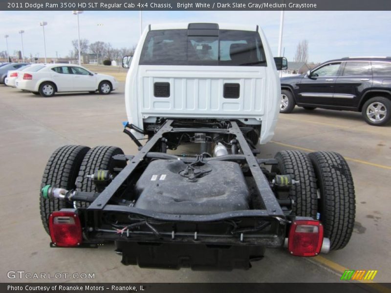 Bright White / Dark Slate Gray/Medium Graystone 2011 Dodge Ram 3500 HD SLT Regular Cab 4x4 Chassis