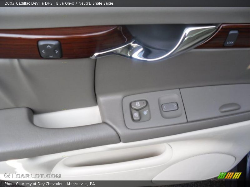 Blue Onyx / Neutral Shale Beige 2003 Cadillac DeVille DHS