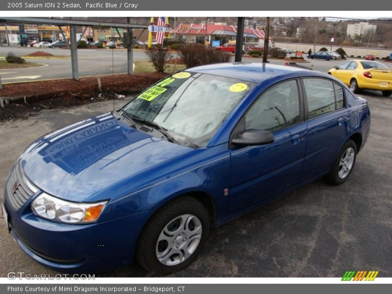 Pacific Blue / Gray 2005 Saturn ION 2 Sedan