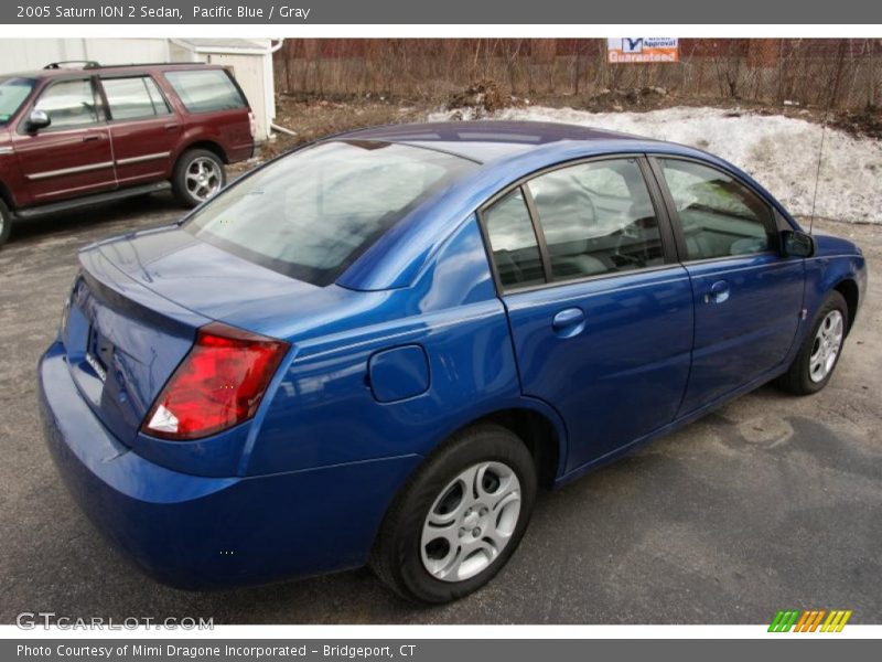 Pacific Blue / Gray 2005 Saturn ION 2 Sedan