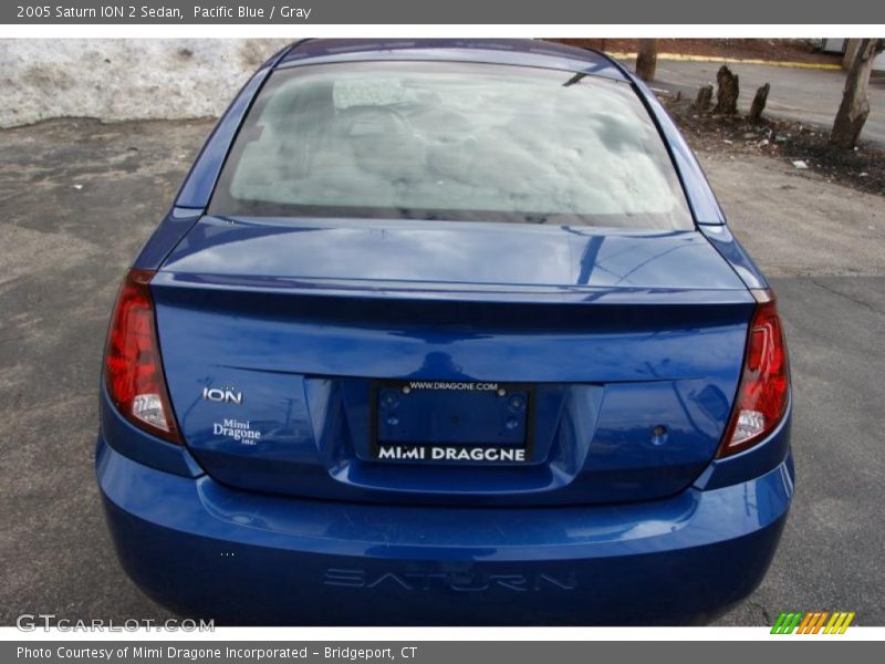 Pacific Blue / Gray 2005 Saturn ION 2 Sedan