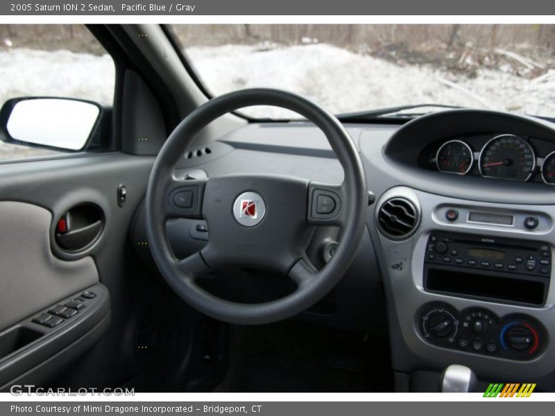 Pacific Blue / Gray 2005 Saturn ION 2 Sedan
