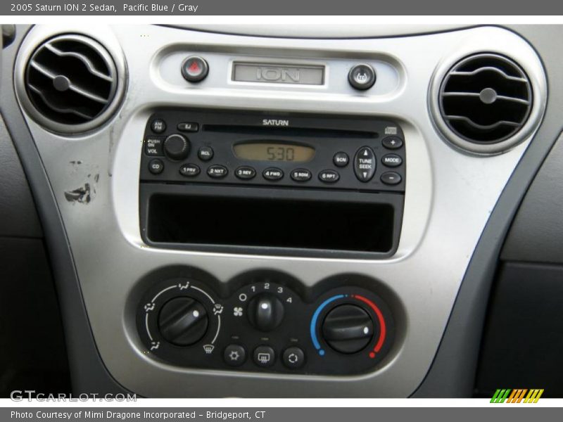 Pacific Blue / Gray 2005 Saturn ION 2 Sedan